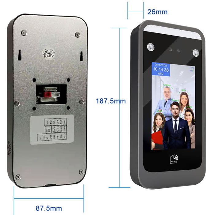 Access Control AI06 Dynamic Facial Recognition System Terminal